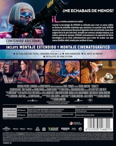 Detalle 2 de Universal M3gan 2.0 Edición Metálica 4K