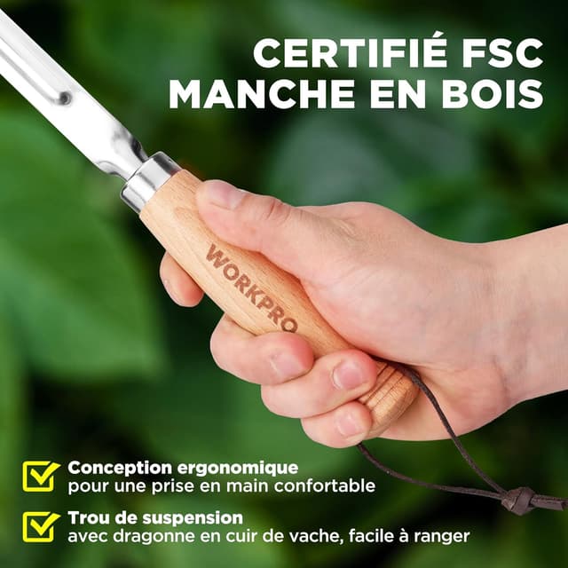 Thumbnail 5 de WORKPRO Désherbeur pour fissures 30,5 cm en acier inoxydable