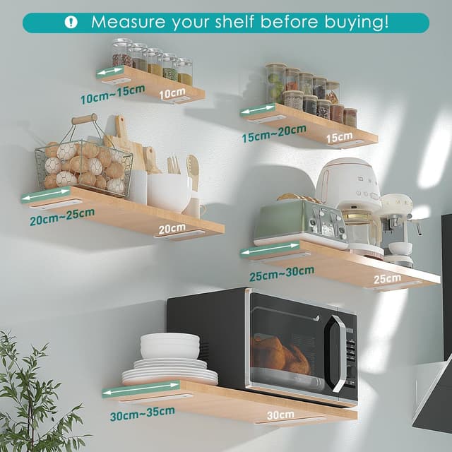 Thumbnail 3 de Yeabett Lot 4 supports d'étagère 15 cm 🛠