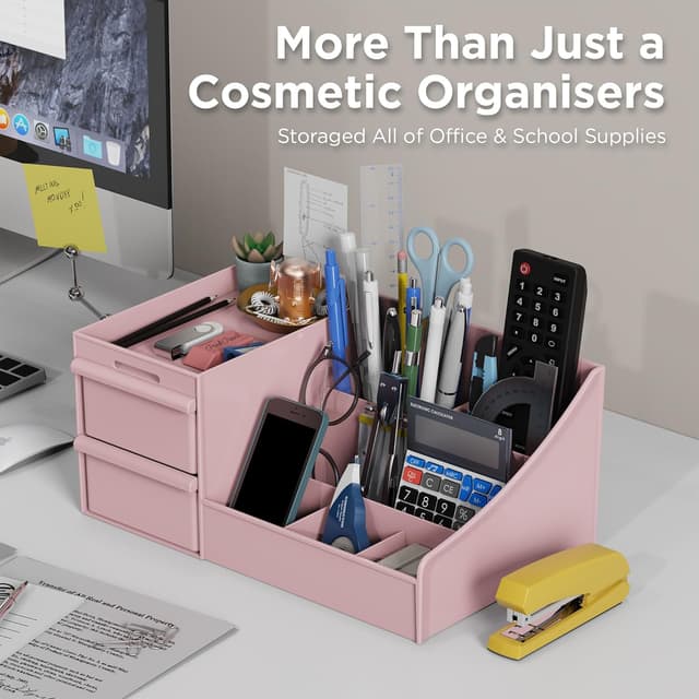 Detalle 1 de DancesCat organizzatore trucco con 2 cassetti