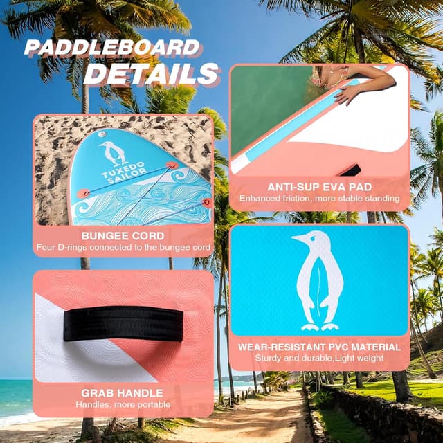 Detalle de Tuxedo Sailor Tabla Paddle Surf Hinchable 1 unidad