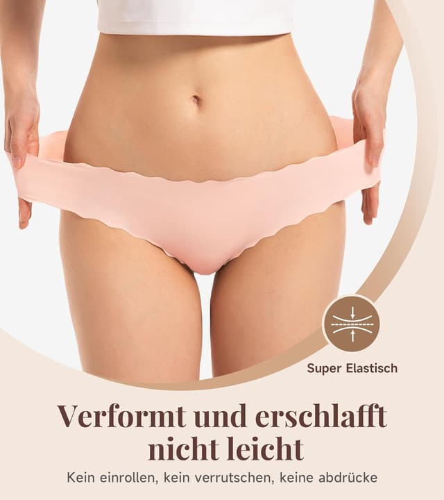 Detalle 1 de TANSTC Seamless Slips 6er Pack XS-XL