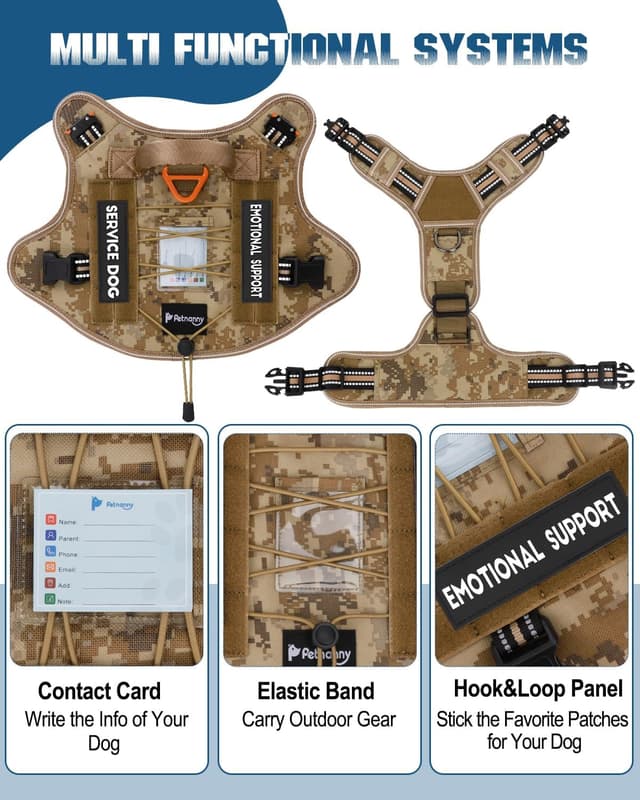 Thumbnail 4 de PETNANNY Tactical Dog Harness M 🐕