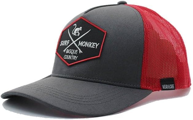 Detalle de Surf Monkey Cappellino Trucker Origins regolabile in cotone biologico, taglia unica