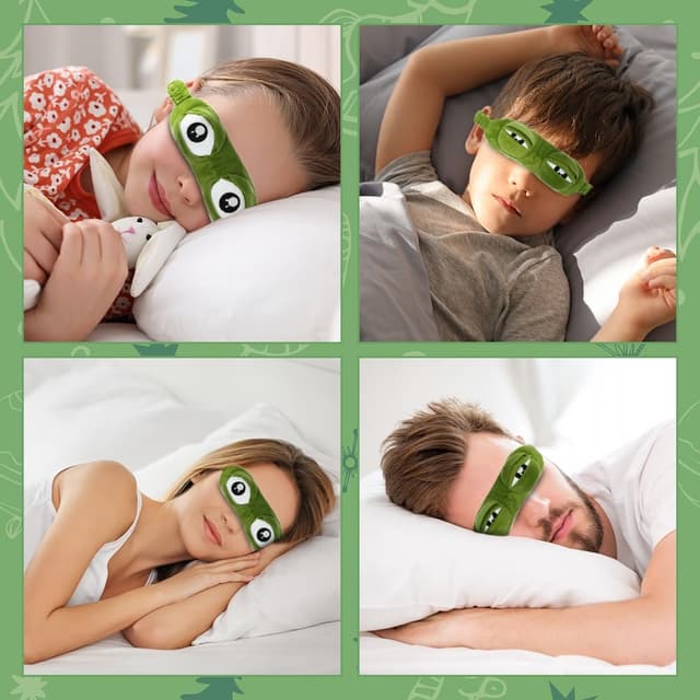 Thumbnail 5 de ACWOO Masque de sommeil grenouille đŽ
