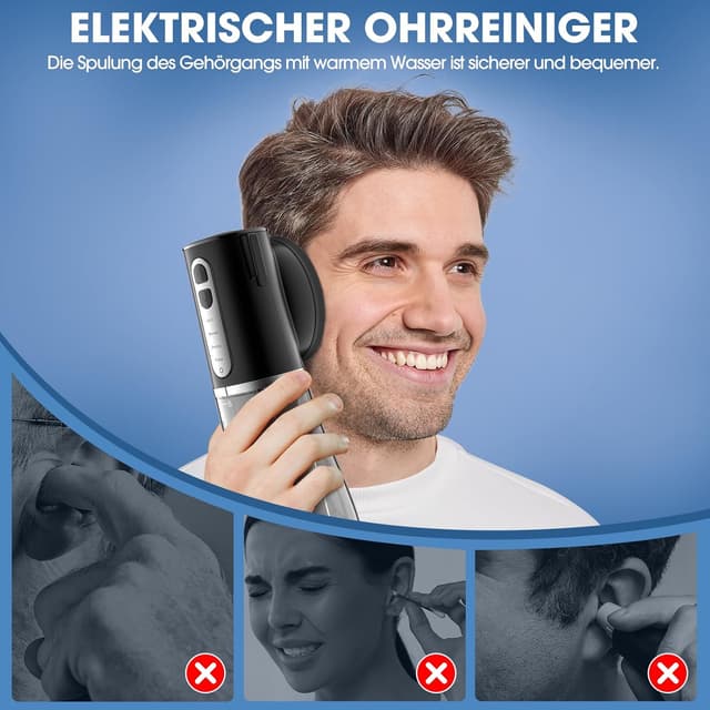 Thumbnail 5 de Ohrenschmalz Entferner Elektrischer Ohrenreiniger 6 Düsen