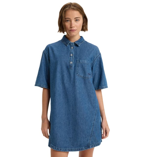 Thumbnail 5 de Roxy Afternoon Skies minivestido denim 100% algodón orgánico 👗