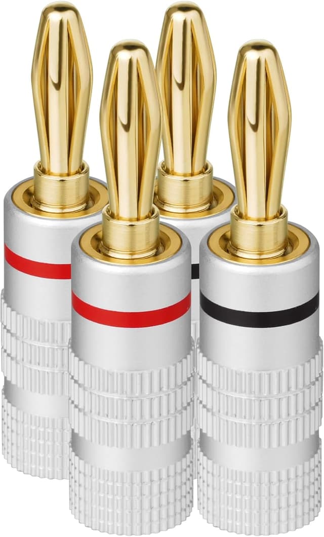 Imagen de Aolso Clavija Banana Conectores Altavoces 24K en OfertitasTOP