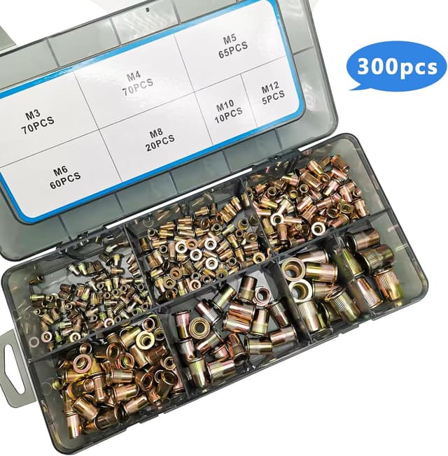 Thumbnail 1 de AKKTOL Nietmuttern Set 300-tlg Gewindehülsen