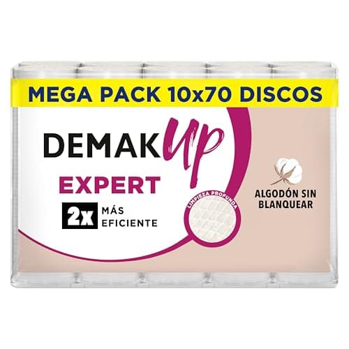 Imagen de Demak'Up Expert 700 discos algodón natural 🎀 en OfertitasTOP