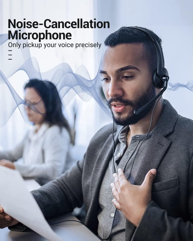 Thumbnail 5 de FEABASK USB Headset with Mic