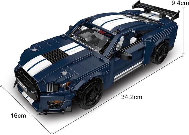 Thumbnail 4 de Mould King 10208 Muskel-Sportwagen Modellbausatz 1556