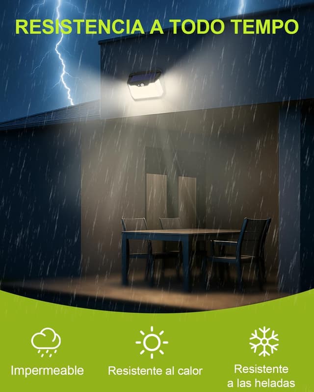 Thumbnail 5 de Pack 4 Luces Solares LED Exterior ☀️ Sensor 3 Modos IP67