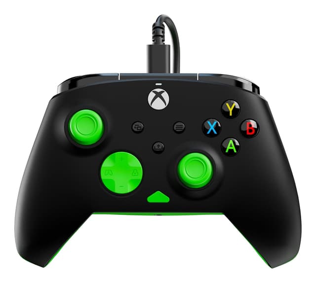 Detalle 2 de Turtle Beach Rematch Core (Schwarz/Grün) – kabelgebundener Gaming-Controller für Xbox Series X|S, Xbox One & Windows-PCs