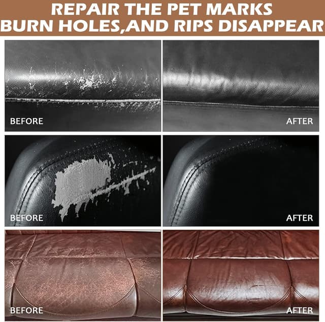 Detalle de Kit réparation cuir SEISSO 18 pièces