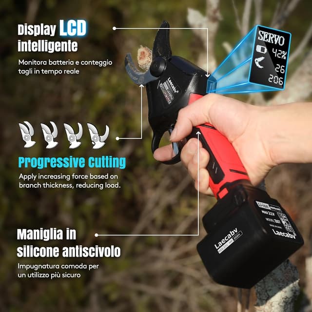 Detalle de Laecabv LA42Pro forbici potatura 42 mm