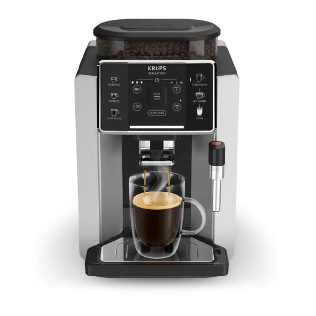 Detalle de Krups Sensation EA910E Cafetera Automática Espresso 1.7L Negra