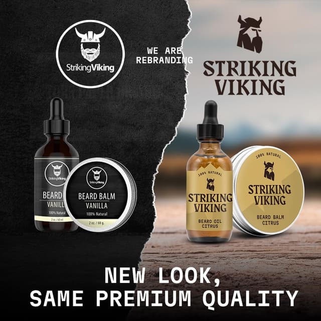 Detalle de Striking Viking Striking Viking Beard Butter (Vanilla, 4oz) — Non-Greasy Moisturizer for a Soft, Hydrated Beard