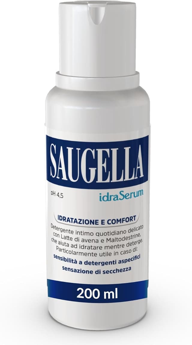 Imagen de Saugella IdraSerum Detergente Intimo pH 4.5 200 ml en OfertitasTOP