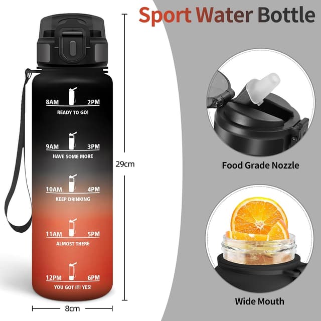 Detalle de Mulbijeo Borraccia 1 litro con cannuccia