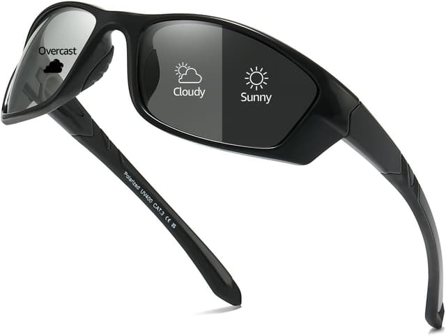 Detalle de Myiaur Photochromic Running Sunglasses with Polarised UV400 Lenses