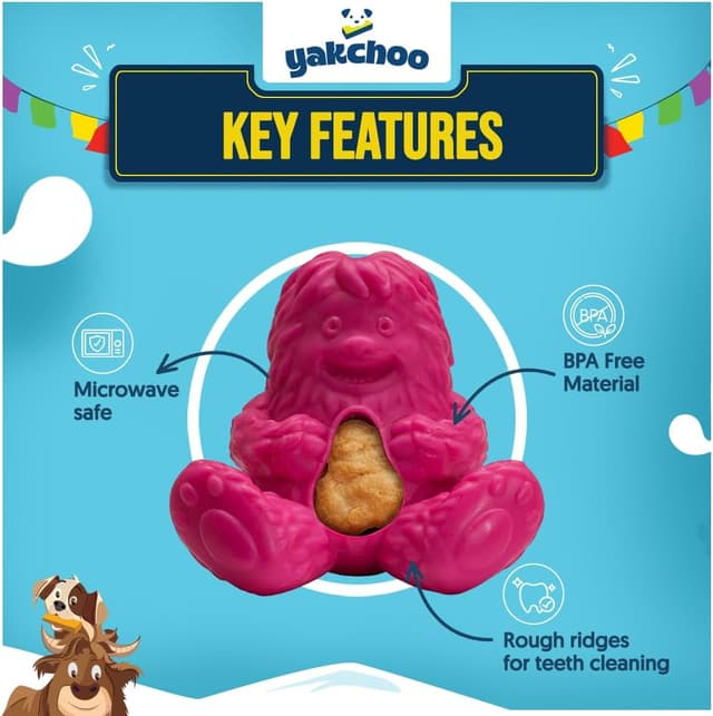 Thumbnail 1 de Yakchoo Treatoy for Dogs 5‑piece Yak Cheese
