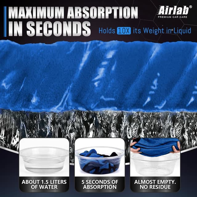 Detalle 2 de Airlab XXL Trockentuch 90 x 60 cm