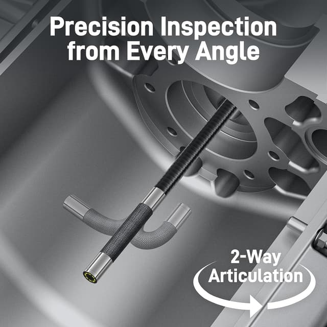 Thumbnail 1 de Teslong Articulating Endoscope 4.5" IPS camera for inspection