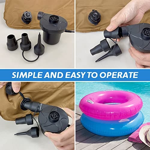 Detalle de Jsdoin Inflador eléctrico 2 en 1