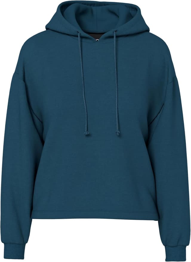 Detalle de Felpa con cappuccio PIECES Pcchilli LS Donna in cotone? con coulisse e polsini aderenti