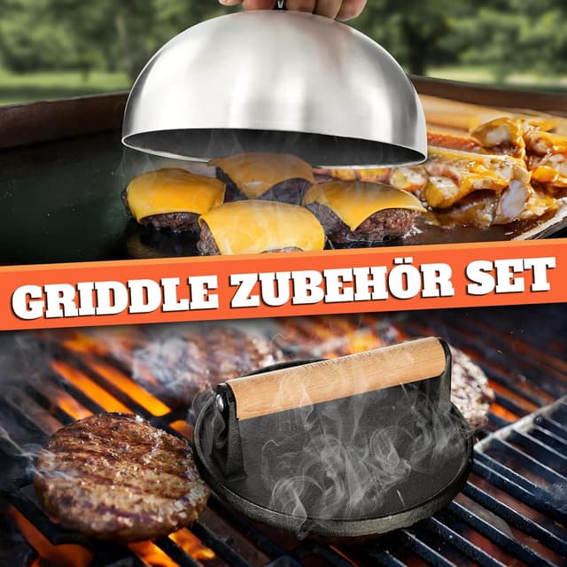 Thumbnail 1 de PURPLEBIRD Burgerglocke & Burger Smasher Set