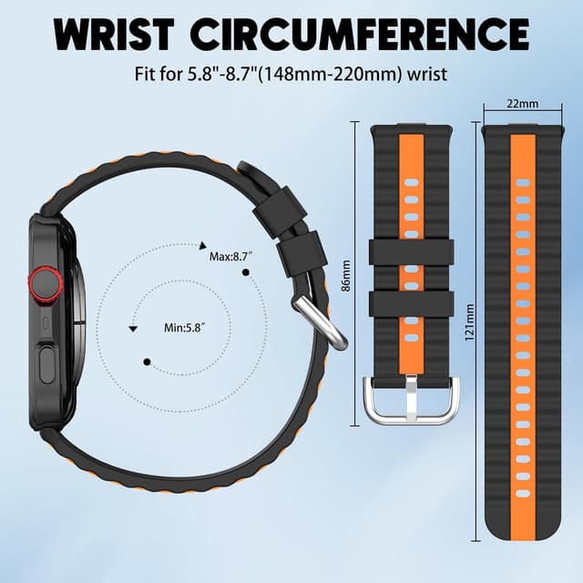 Detalle 2 de Xisair 2 Silicone Straps for Huawei Fit 4