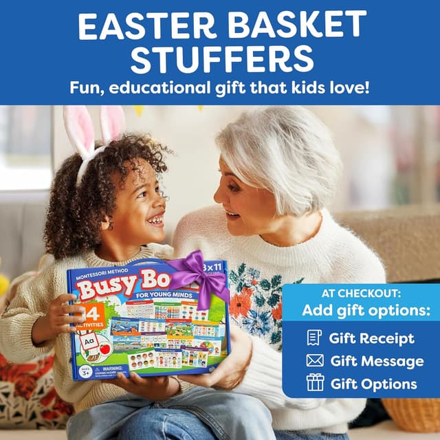 Thumbnail 5 de Montessori Busy Book 8x11 for Toddlers