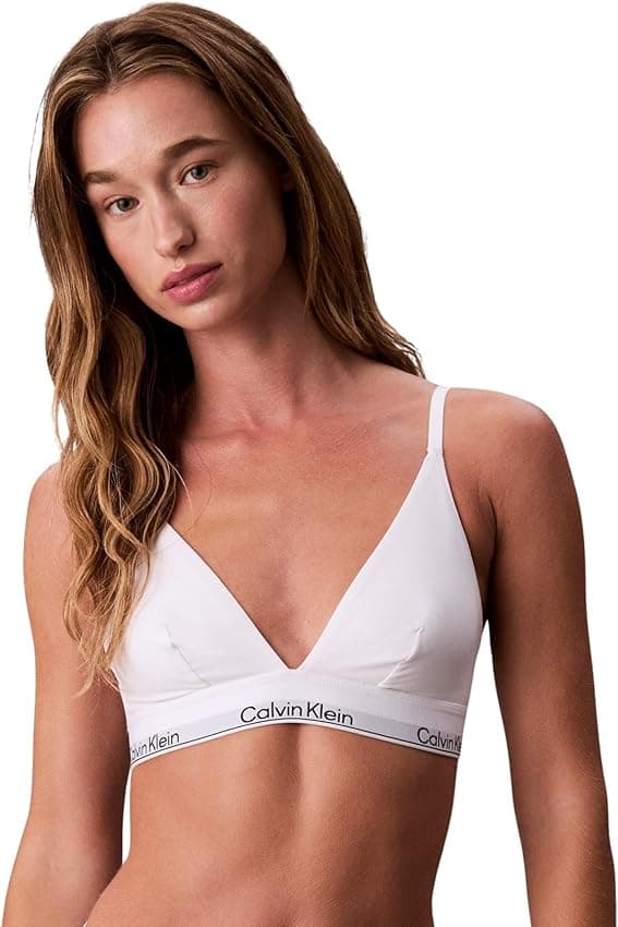Detalle de Calvin Klein Sujetador Triangular bralette S 53% algodón