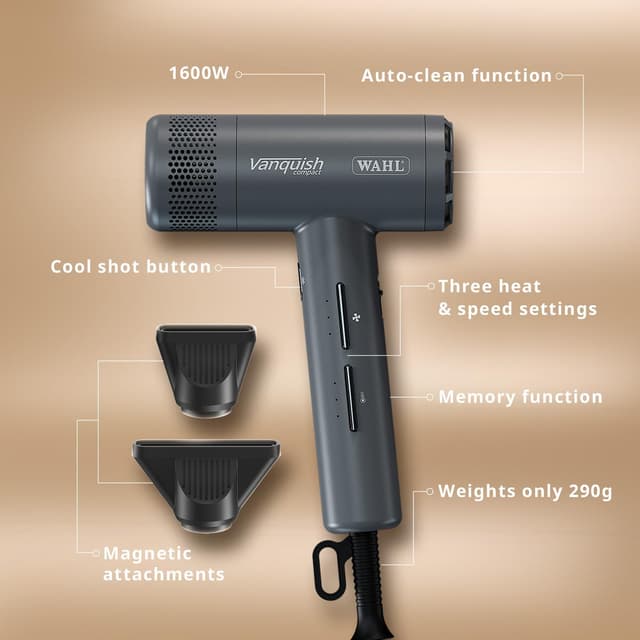 Thumbnail 5 de Vanquish Compact Grey Hair Dryer