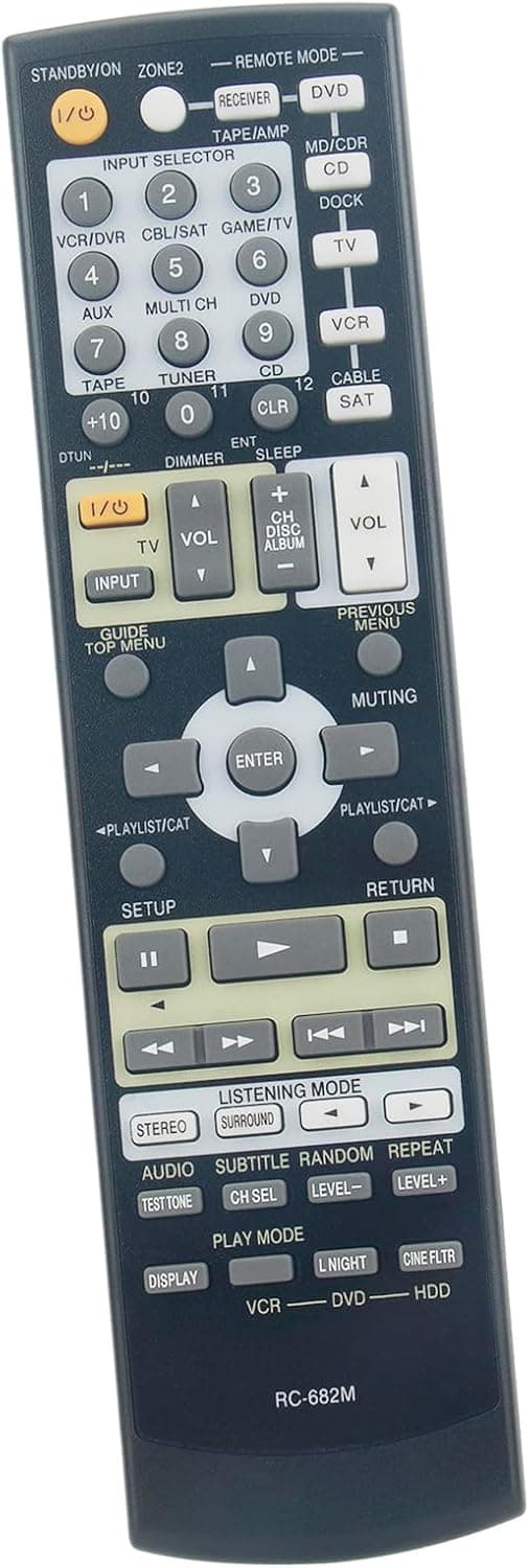 Detalle de AULCMEET RC-682M Ersatz-Fernbedienung für Onkyo 4K AV-Receiver