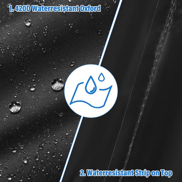 Detalle 2 de Dijia waterproof 420D Oxford Electric BBQ Cover for Ninja Woodfire Outdoor Grill & Stand (OG701UK) – Only Cover