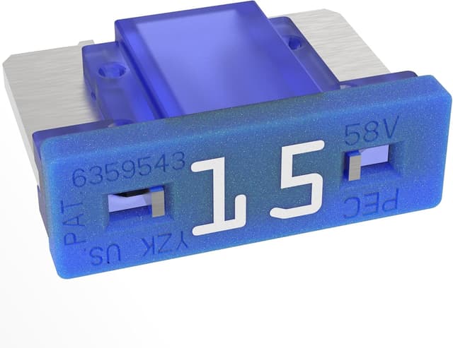 Detalle 2 de AUPROTEC Mini LP fusibles à lame 15 A bleu (lot de 10) — fusibles enfichables automobile