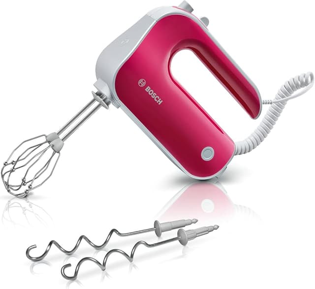 Detalle de Bosch Styline Batidora Repostería 500W, 5 Velocidades, Rojo 🍰
