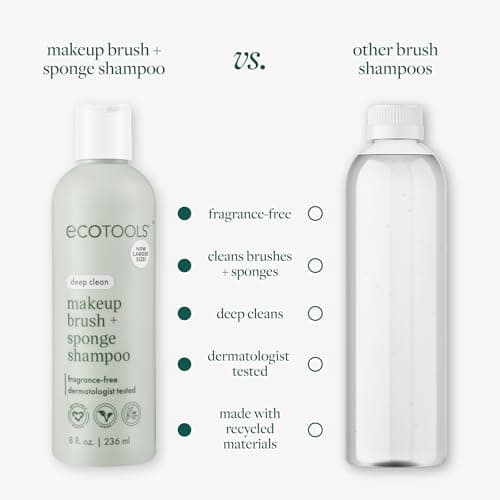 Thumbnail 3 de EcoTools Makeup Brush + Sponge Shampoo 8 fl. oz