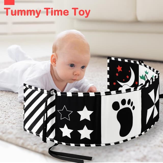 Thumbnail 6 de URMYWO Black and White Tummy Time Baby Toys