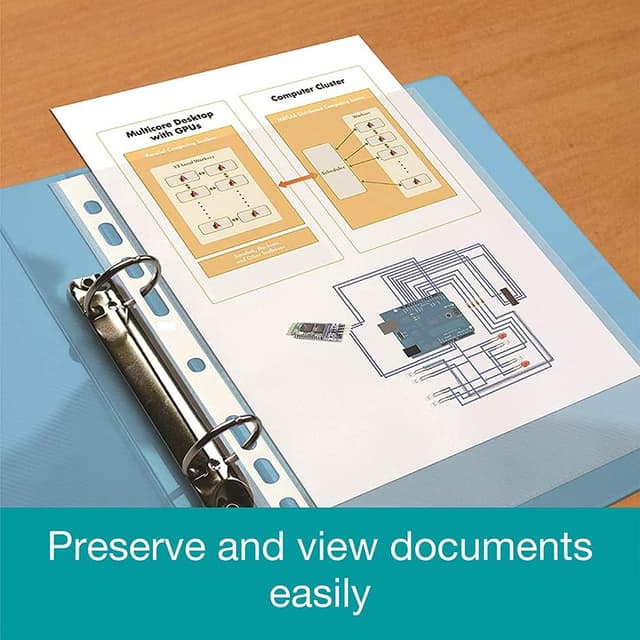 Thumbnail 4 de A4 Punched Pockets