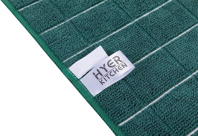 Detalle de HYER KITCHEN Microfiber Dish Towels (8-Pack) – Soft, Super Absorbent, Lint-Free Kitchen Towels, Lattice Design, 26 x 18 Inch