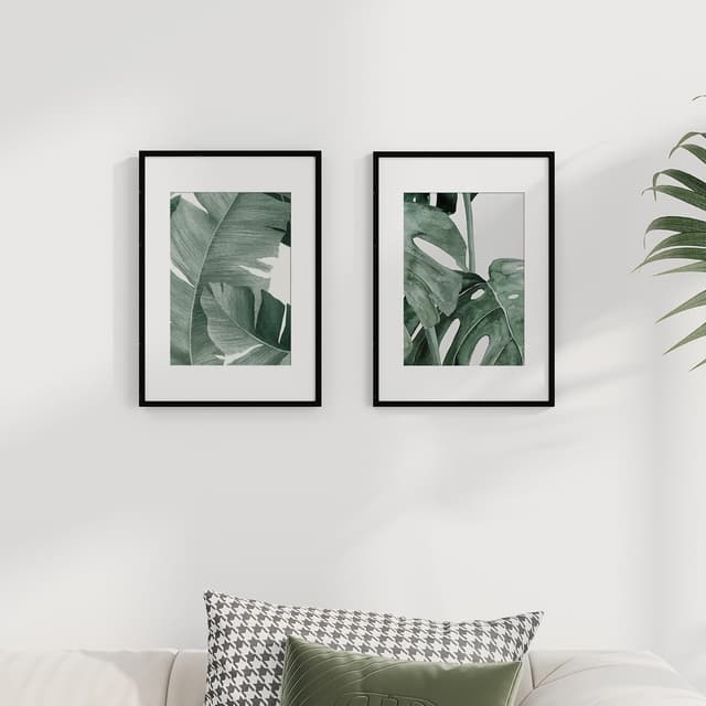 Detalle 2 de A3 Metal Picture Frame with Tempered Glass (30x42 cm) – Black wall-mount photo & certificate frame