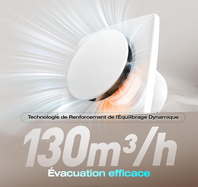 Thumbnail 5 de BUMSOU Extracteur d'Air 100mm 130 m³/h