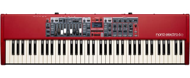 Detalle de Nord Electro 6D teclado de escenario 73 teclas 🎹