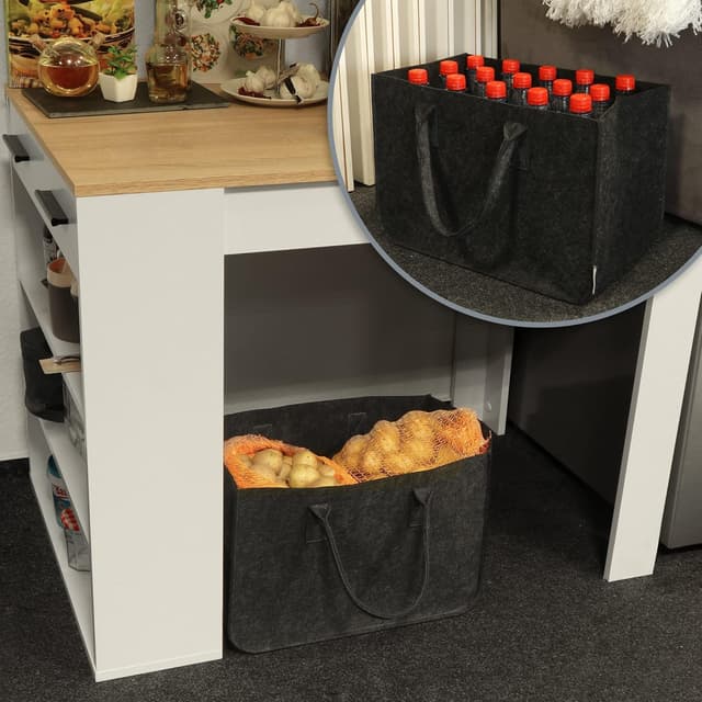 Thumbnail 2 de COM-FOUR® sac en feutre XXL 44x30 cm 🛍