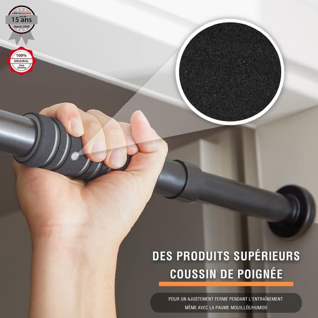 Thumbnail 3 de Ultrasport Barre de traction 66,5–93 cm 🏋