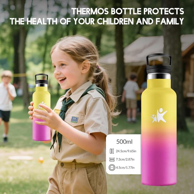 Thumbnail 4 de HoneyHolly Termo Cantimplora Agua 500ml 💧 Sin BPA