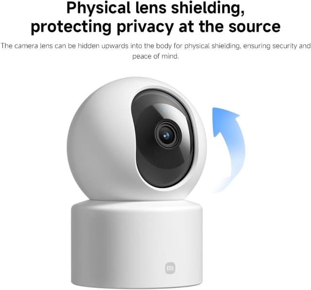 Detalle 2 de Xiaomi Smart Camera C301 (UK Version) – 2K Indoor Security Camera with AI Motion Detection